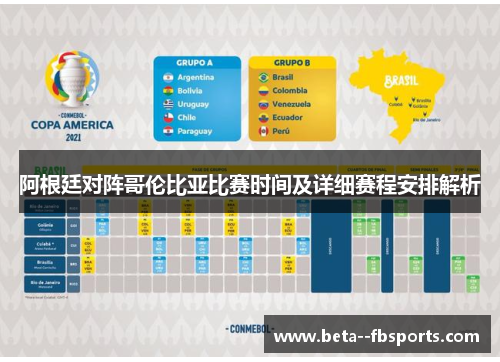 阿根廷对阵哥伦比亚比赛时间及详细赛程安排解析 阿根廷对阵哥伦比亚比赛时间及详细赛程安排解析